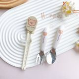  Set Đũa Gấu Kèm Thìa Dĩa Honper HP128 