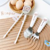  Set Đũa Gấu Kèm Thìa Dĩa Honper HP128 