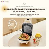  Máy Nướng Bánh 2 Khay Bear SMA-5H07F55 
