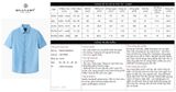  Áo sơ mi cộc tay hoạ tiết, (Xanh nhạt, 39) - 39 - Xanh 