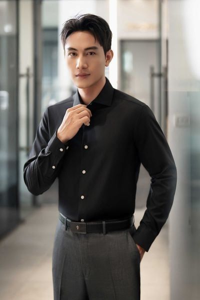  Sơ mi đen trơn - SMC192 - 50 