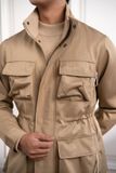  Áo khoác Safari be trơn túi hộp - AK077 - 52 
