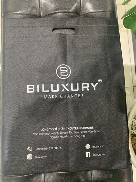  Túi vải bán hàng Biluxury nhỏ - 28*35*6cm 