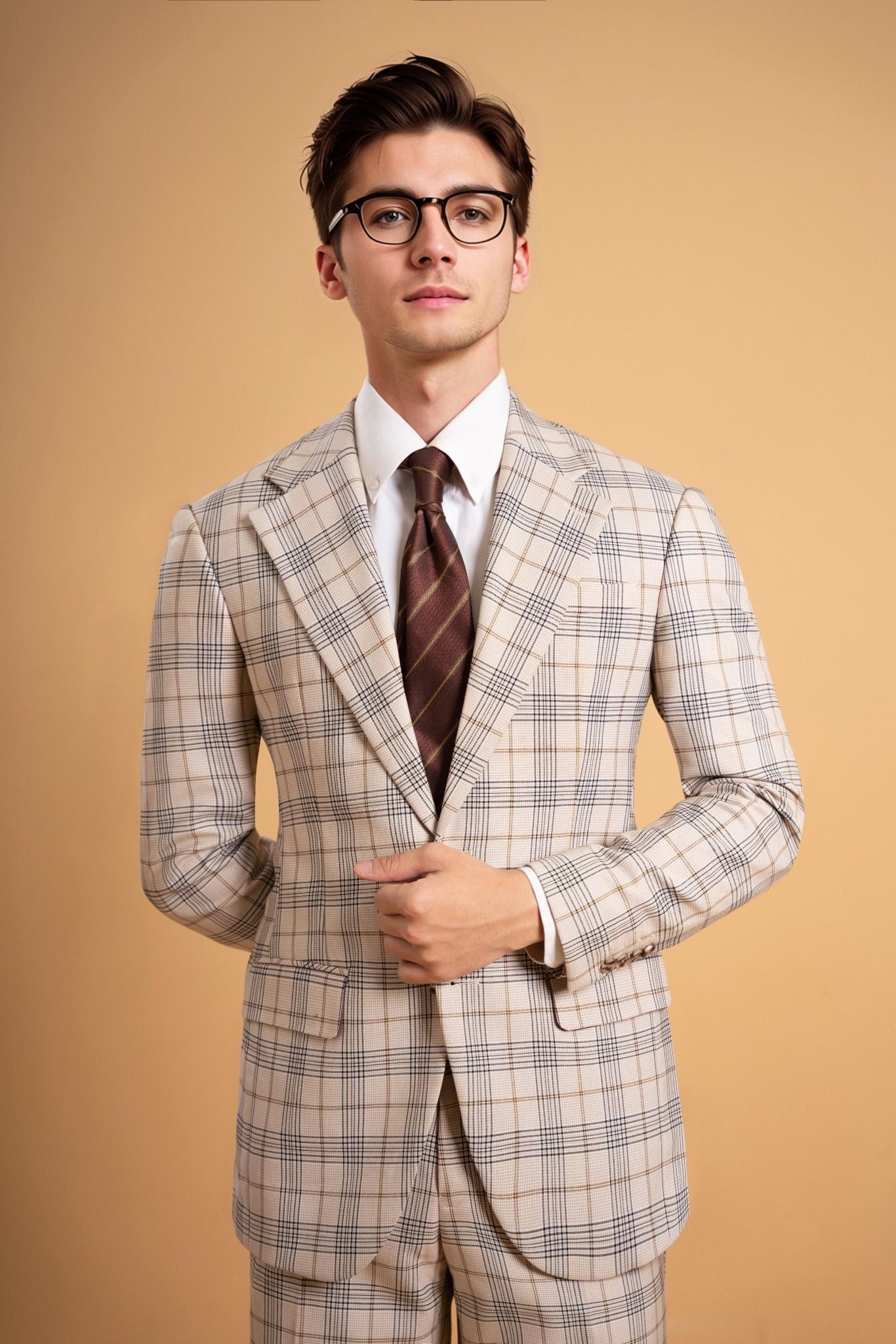 ÁO VEST BE / KẺ ĐEN, 2HK - AV343CQ