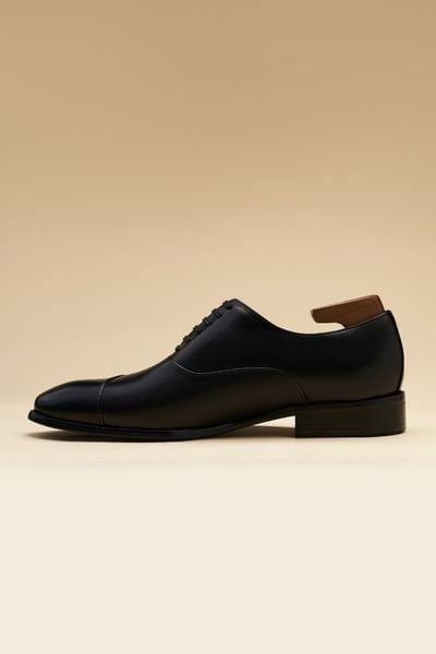 GIÀY BUỘC DÂY ĐEN OXFORDS - GTX015D