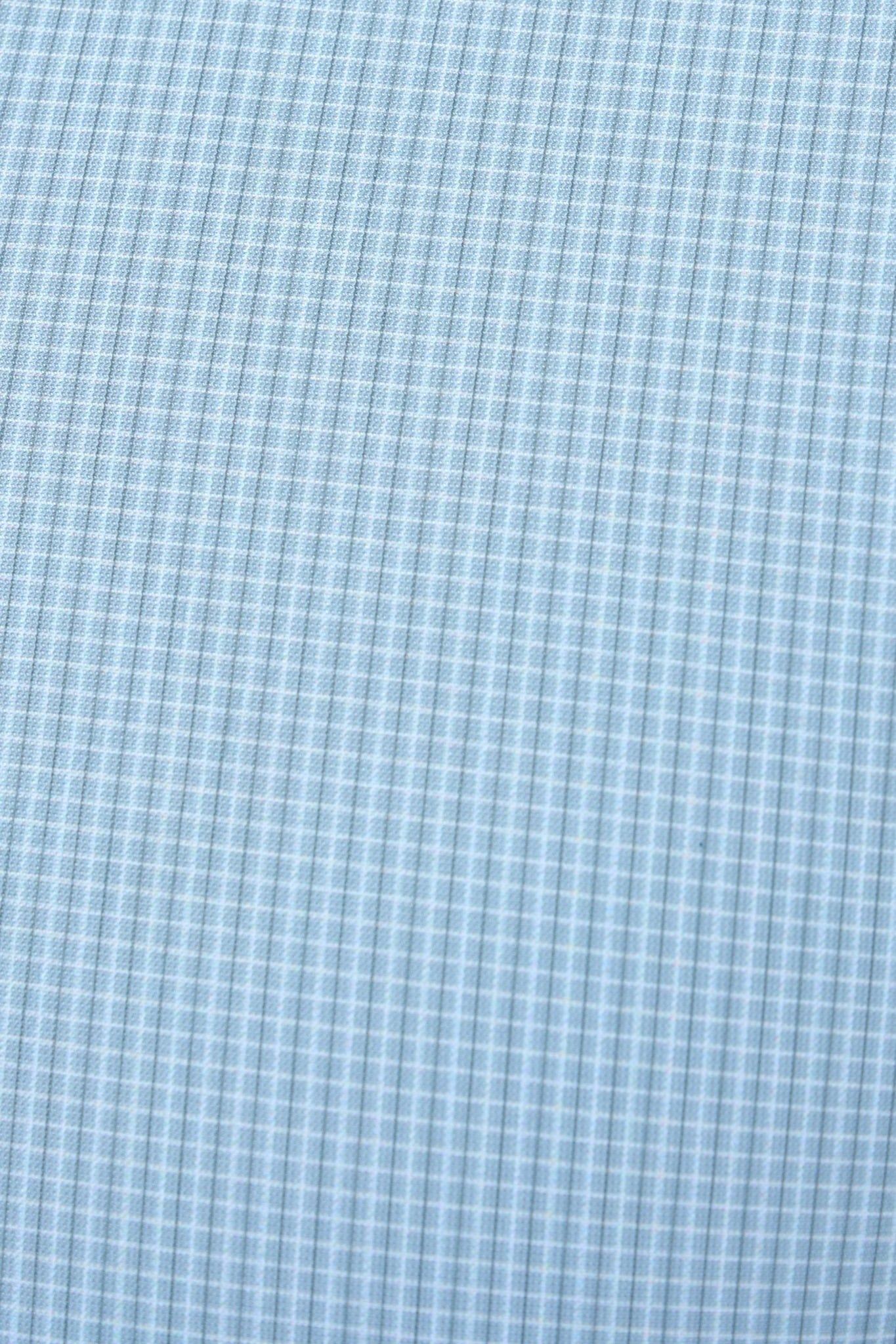 ÁO SƠ MI / XANH PASTEL, PHỐI HỌA TIẾT KẺ VUÔNG NHỎ - SMC202XL