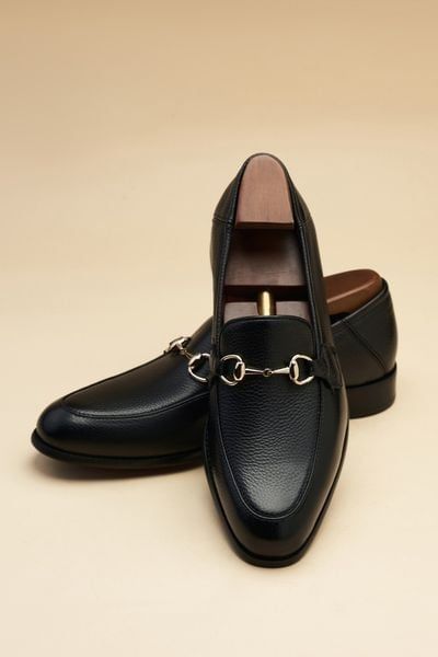GIÀY LƯỜI ĐEN, TAG VÀNG - GAD004D