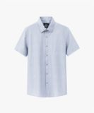  Áo sơ mi cộc hoạ tiết, (Ghi xám, 39) - 39 - Ghi xám 