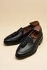  GIÀY LƯỜI ĐEN ADAM STORE - GAD015D 