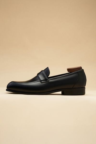 GIÀY LOAFER ĐEN, LÓT NÂU - 205-32AADN