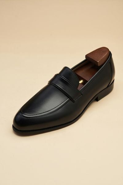 GIÀY LOAFER ĐEN, LÓT NÂU - 205-32AADN