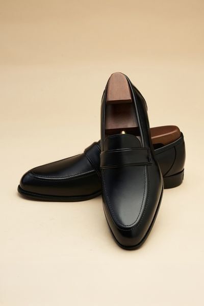 GIÀY LOAFER ĐEN, LÓT NÂU - 205-32AADN