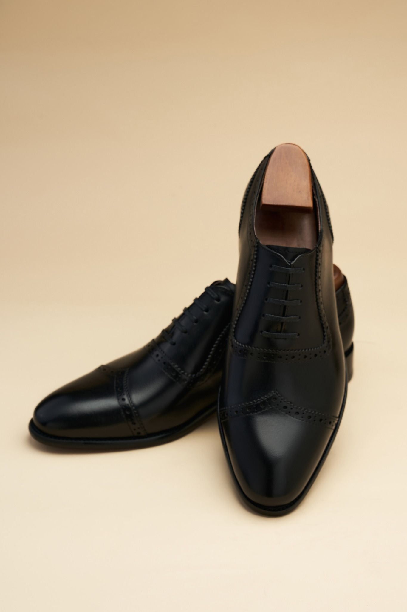 GIÀY DA ĐEN, BUỘC DÂY / THE TUXEDO - TXGM5-304D