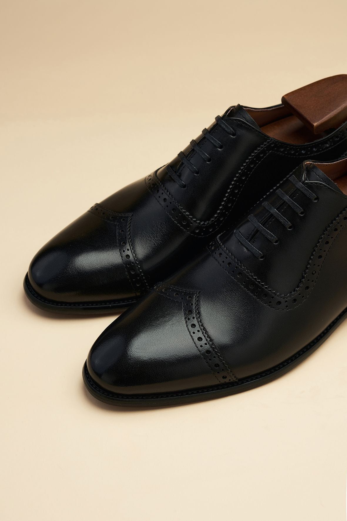 GIÀY DA ĐEN, BUỘC DÂY / THE TUXEDO - TXGM5-304D