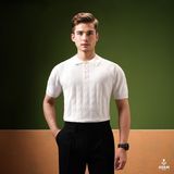  Áo mongtoghi trắng họa tiết đan chéo - AP161 