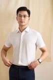  Áo sơ mi cộc tay cơ bản, (Trắng, 43) - 43 - Trắng 