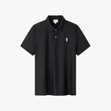  Áo polo cơ bản, (Đen, 43) 