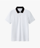  Áo polo hoạ tiết, (Trắng, 41) 