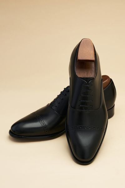 GIÀY DA ĐEN BUỘC DÂY - GTX016D