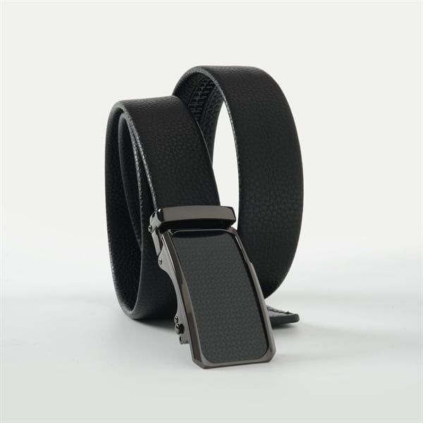  Dây lưng mặt lăn (Đen) - Đen 