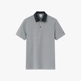 Áo polo hoạ tiết, (Xám, 40) 