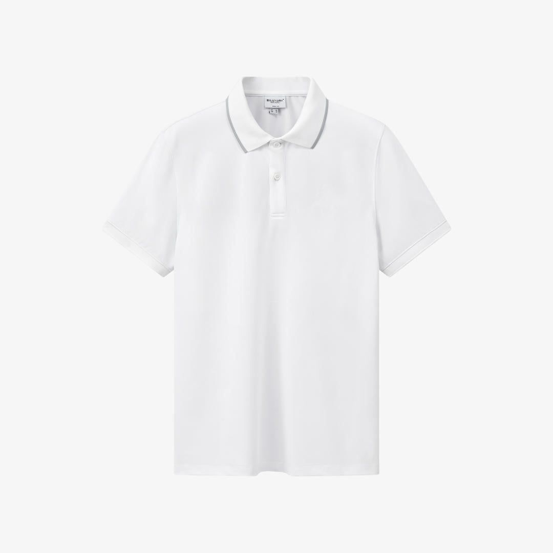  Áo polo thiết kế, (Trắng, 39) - 39 - Trắng 