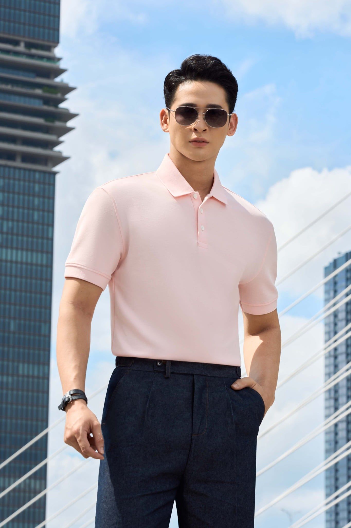ÁO POLO HỒNG - AP293H