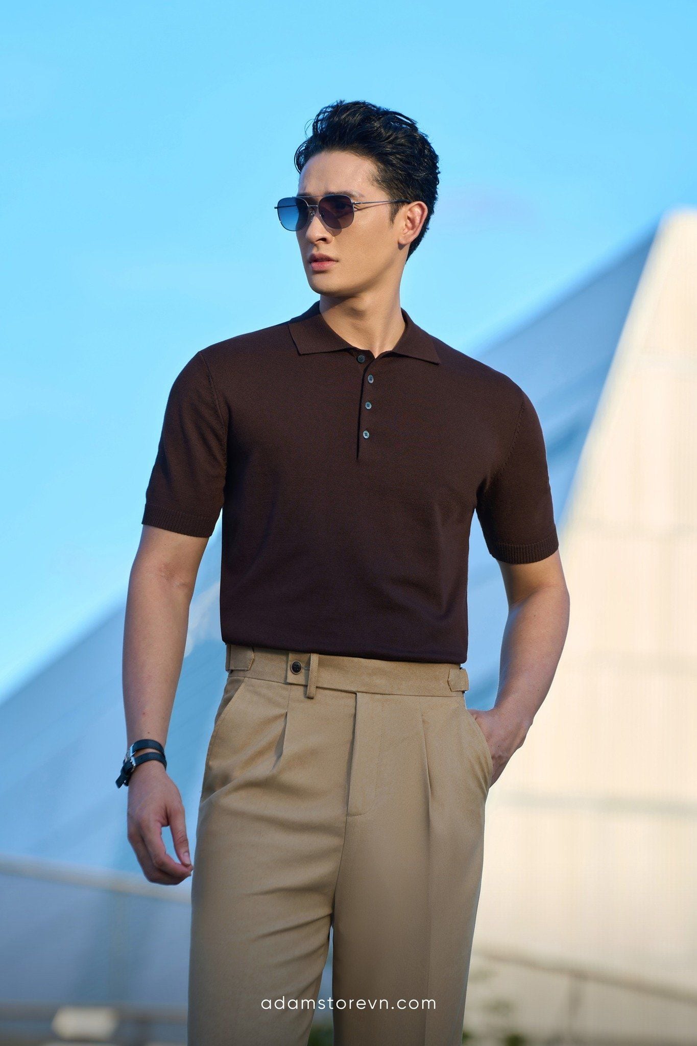  Áo mongtoghi nâu AP298N 