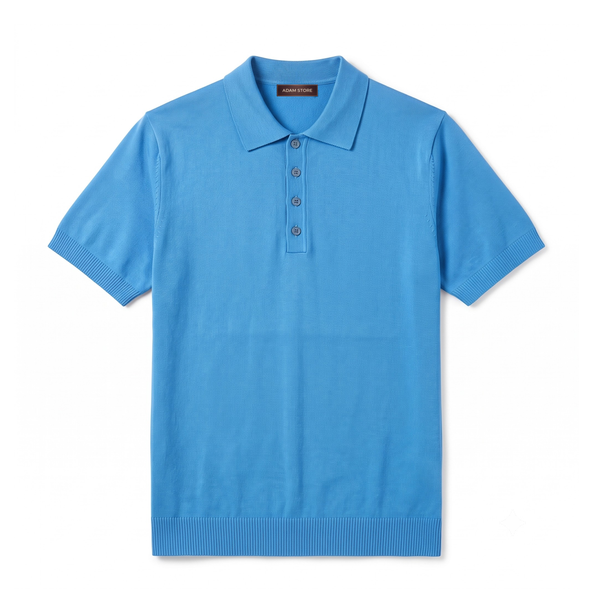 ÁO MONGTOGHI NAM PHỐI MÀU TRƠN, BO CHUN CỔ VÀ TAY - ADAM STORE AP298G