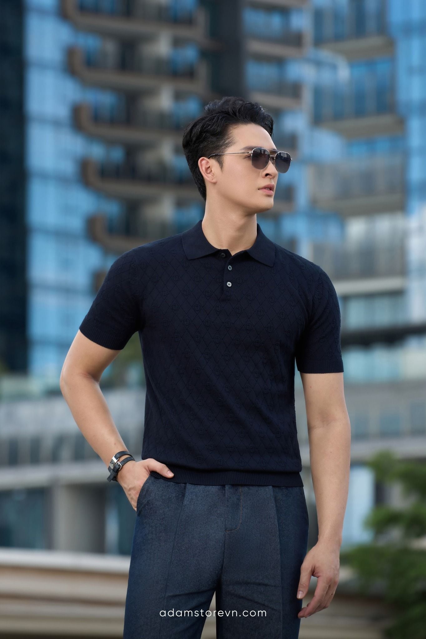  Áo mongtoghi xanh tối AP299X 