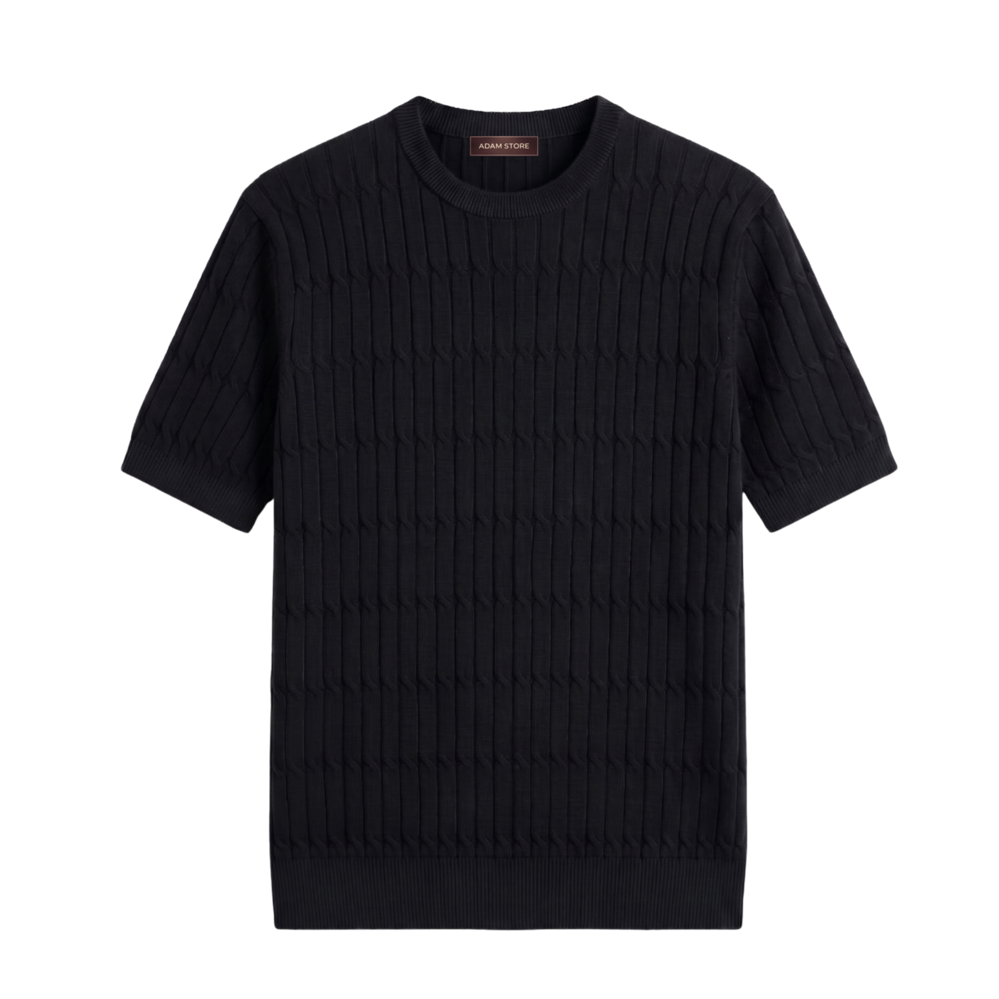 ÁO MONGTOGHI NAM CỔ TRÒN, HỌA TIẾT CABLE-KNIT - ADAM STORE AP412
