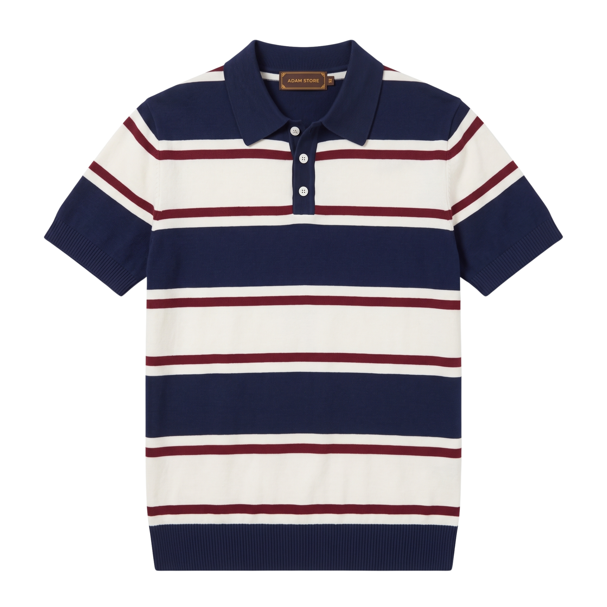 ÁO MONGTOGHI XANH NAVY, SỌC NGANG TRẮNG/ĐỎ - ADAM STORE AP437