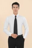 SƠ MI TRẮNG CỔ BẦU / CÀI PHỤ KIỆN - SMC173 