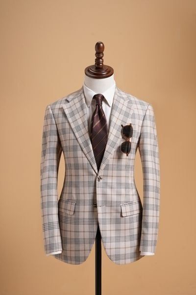 ÁO VEST BE / KẺ ĐEN, 2HK - AV343CQ