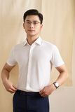  Áo sơ mi cộc tay cơ bản, (Trắng, 43) - 43 - Trắng 