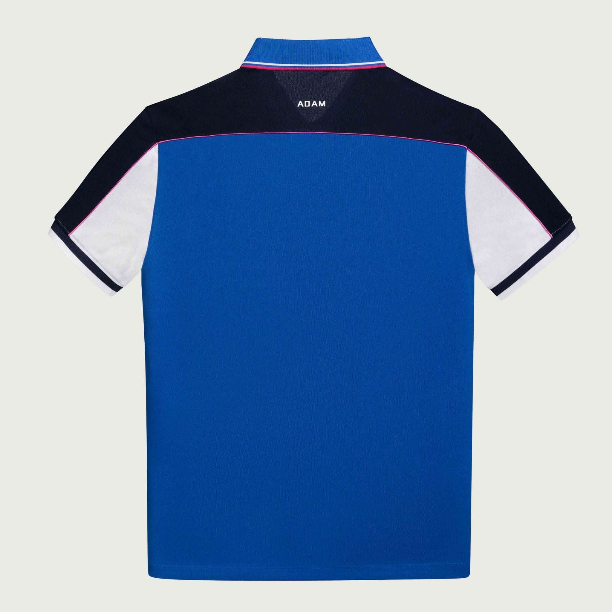 ÁO POLO / XANH DƯƠNG, TRẮNG, SỌC TAY - AP279