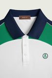  Áo polo trắng vá vai xanh - AP261 - 48 