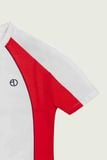  ÁO POLO TRẮNG / HỌA TIẾT ĐỎ - AP273 