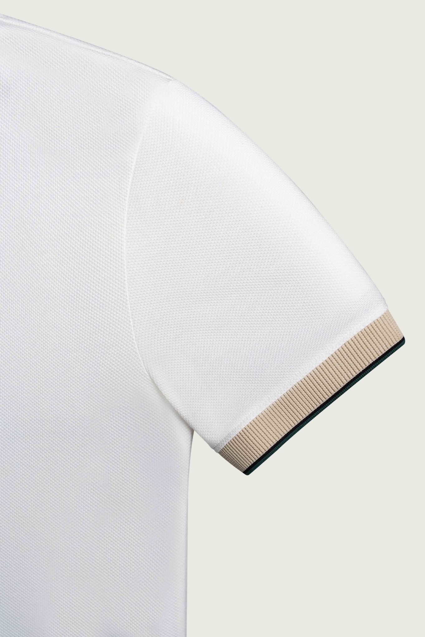 ÁO POLO NGẮN TAY TRẮNG / CỔ BE - AP253