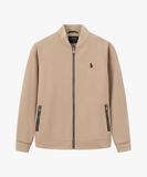  Áo khoác nỉ kéo khóa thiết kế - 39 - Be 