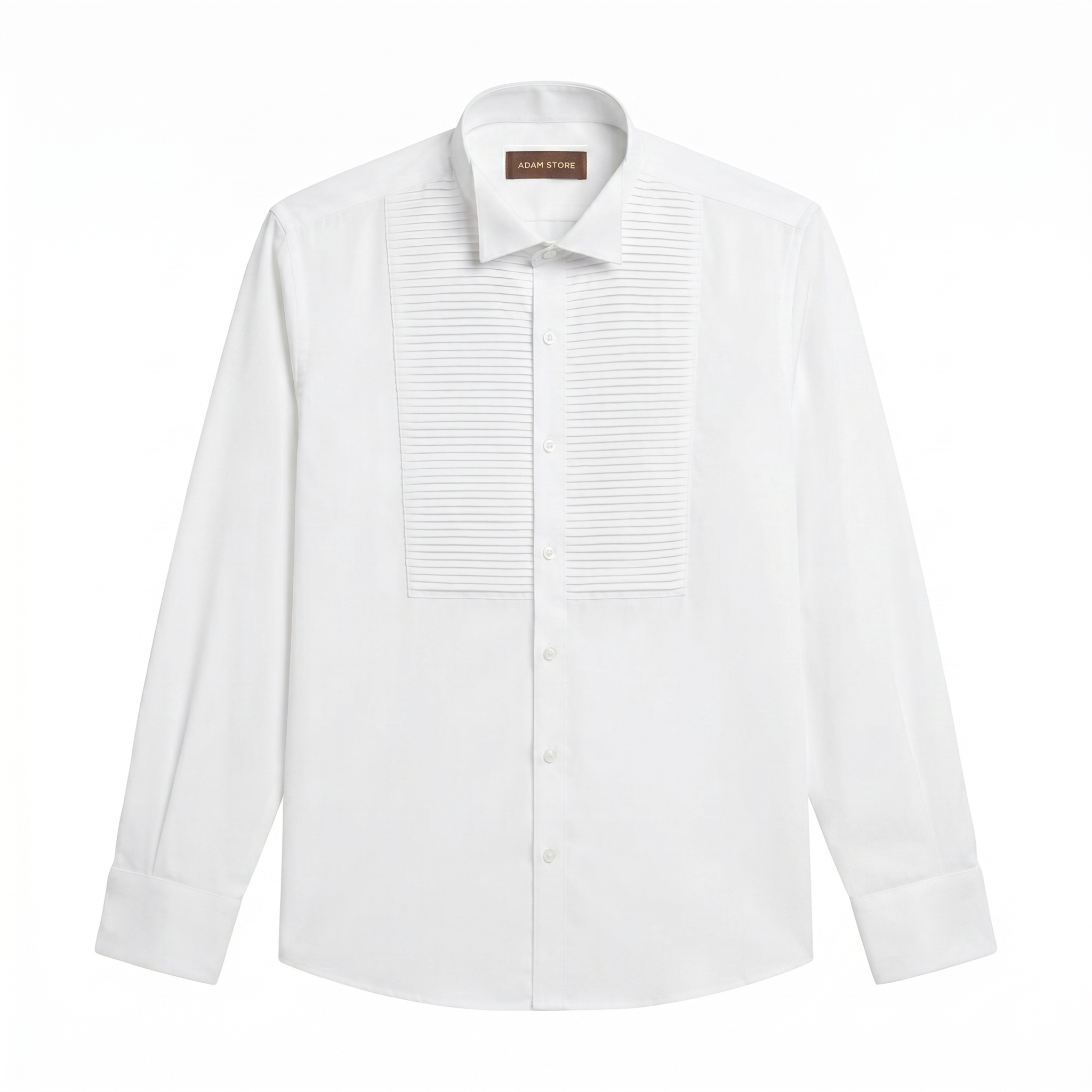 ÁO SƠ MI TAY DÀI / XẾP LY NGANG, THE TUXEDO - MÀU TRẮNG TXXL9