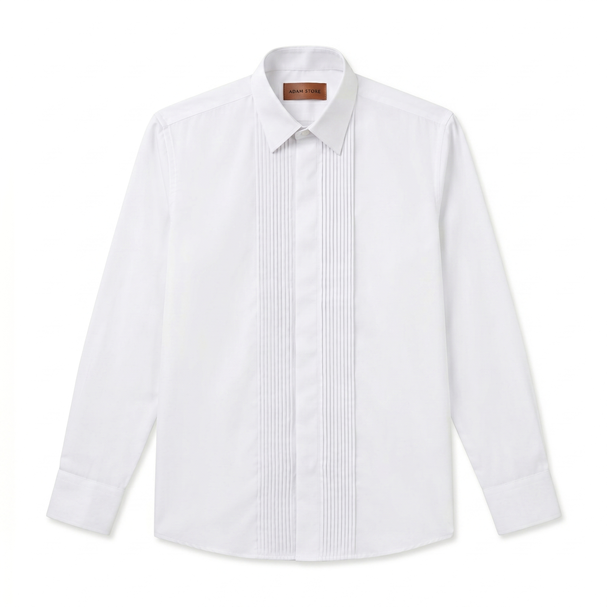ÁO SƠ MI TAY DÀI / MÀU TRẮNG, XẾP LY DỌC - TXXL10