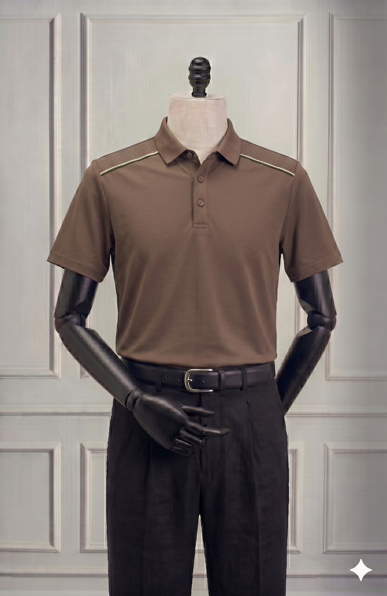 ÁO POLO NÂU - AP451N