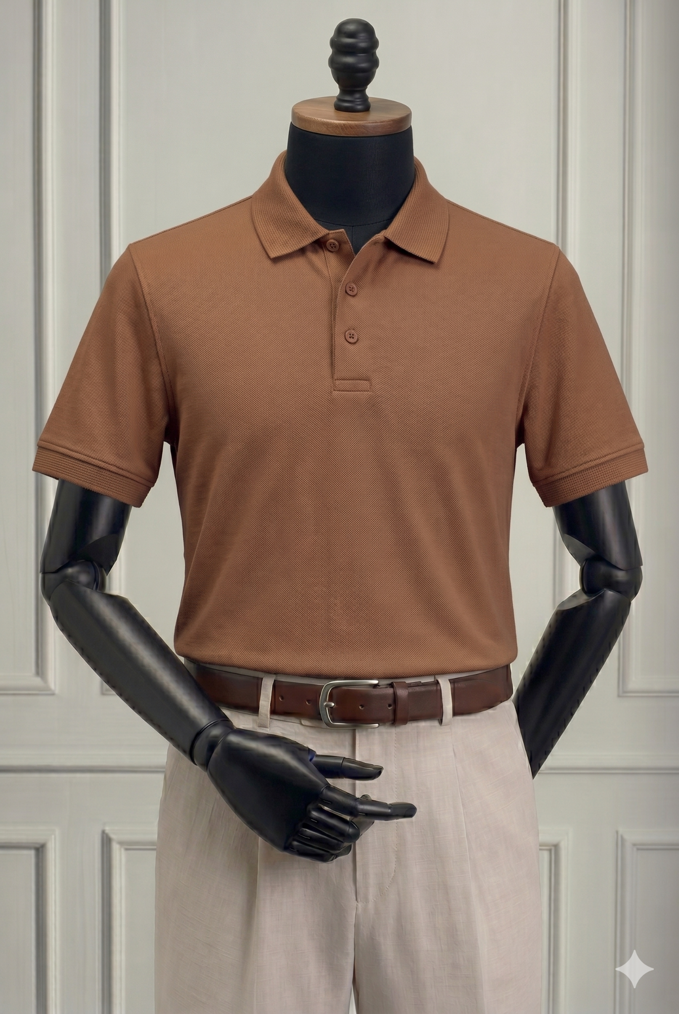 ÁO POLO MÀU NÂU ĐẬM - AP293ND