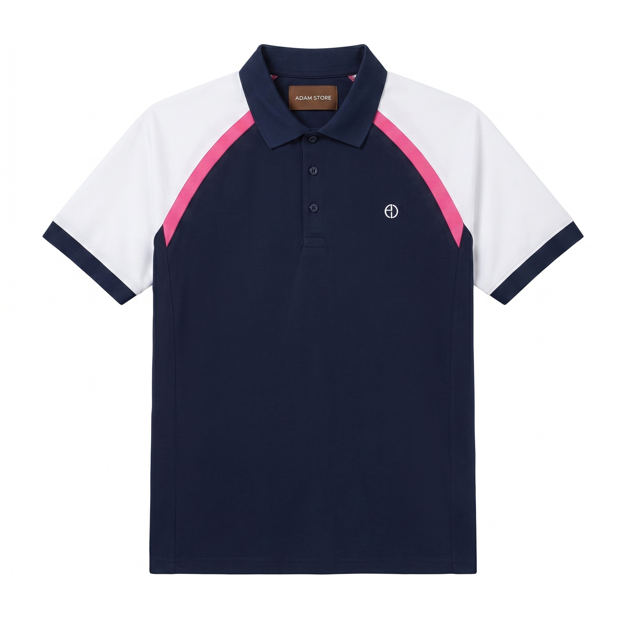 ÁO POLO XANH TÍM, TRẮNG - AP296