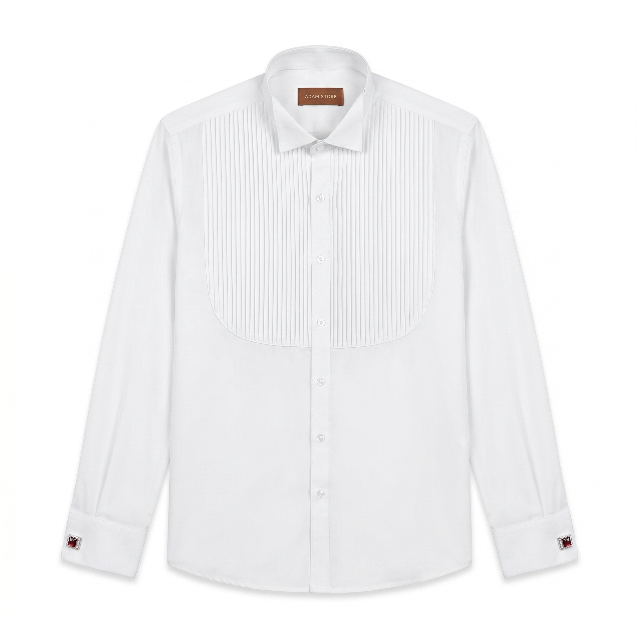 ÁO SƠ MI TAY DÀI / XẾP LY DỌC, THE TUXEDO - MÀU TRẮNG TXXL7