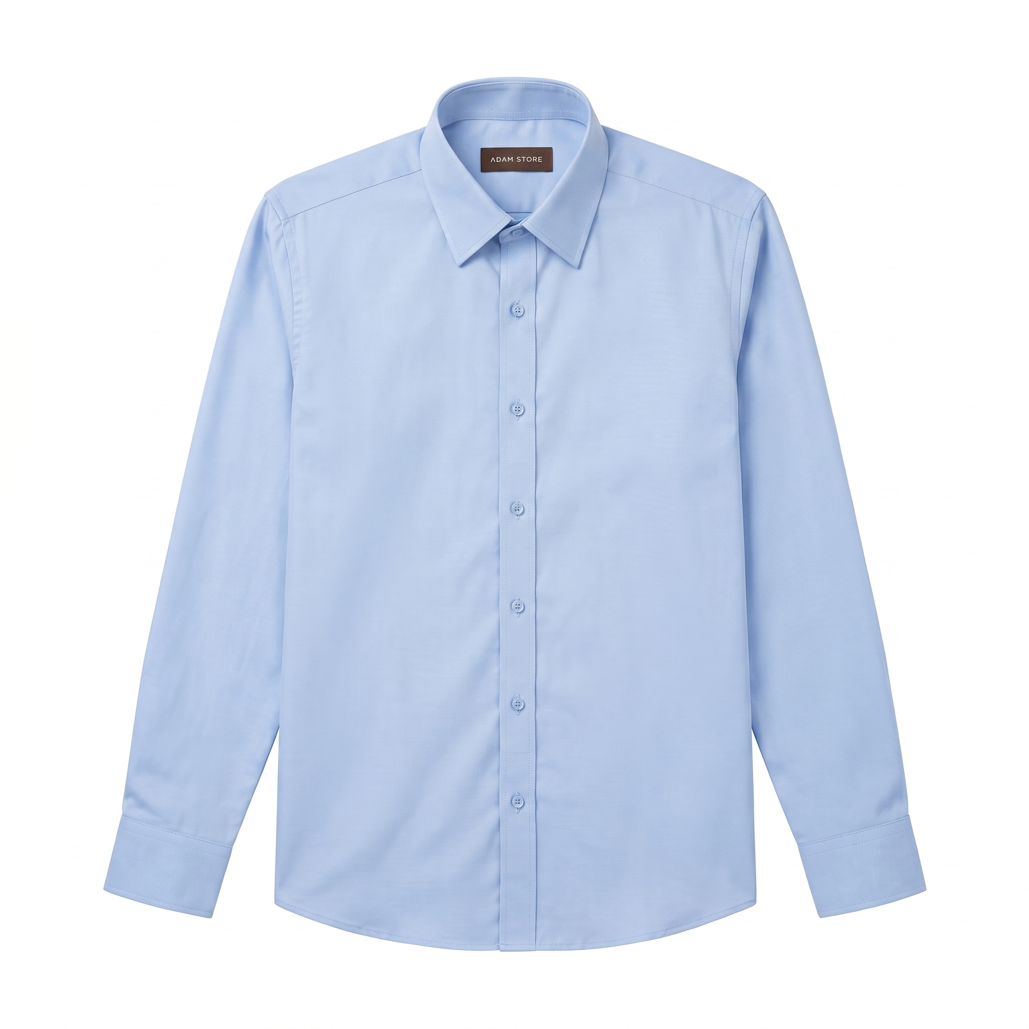 ÁO SƠ MI TAY DÀI BAMBOO MÀU XANH PASTEL - SMBB0548