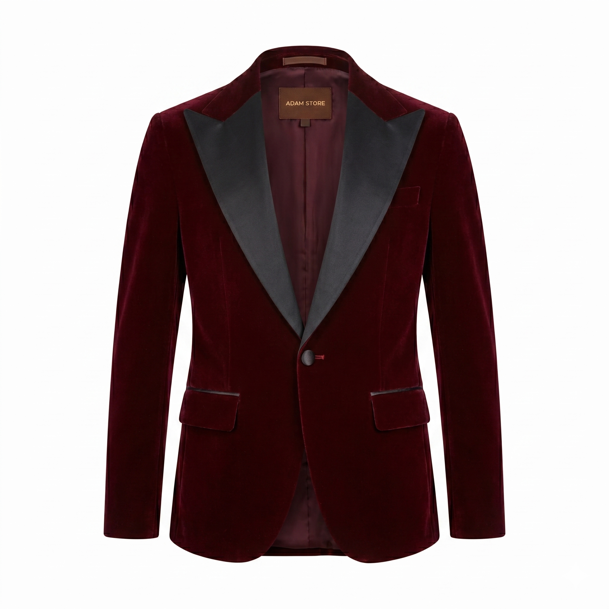 ÁO VEST NHUNG, MÀU ĐỎ TRƠN - TXVN32
