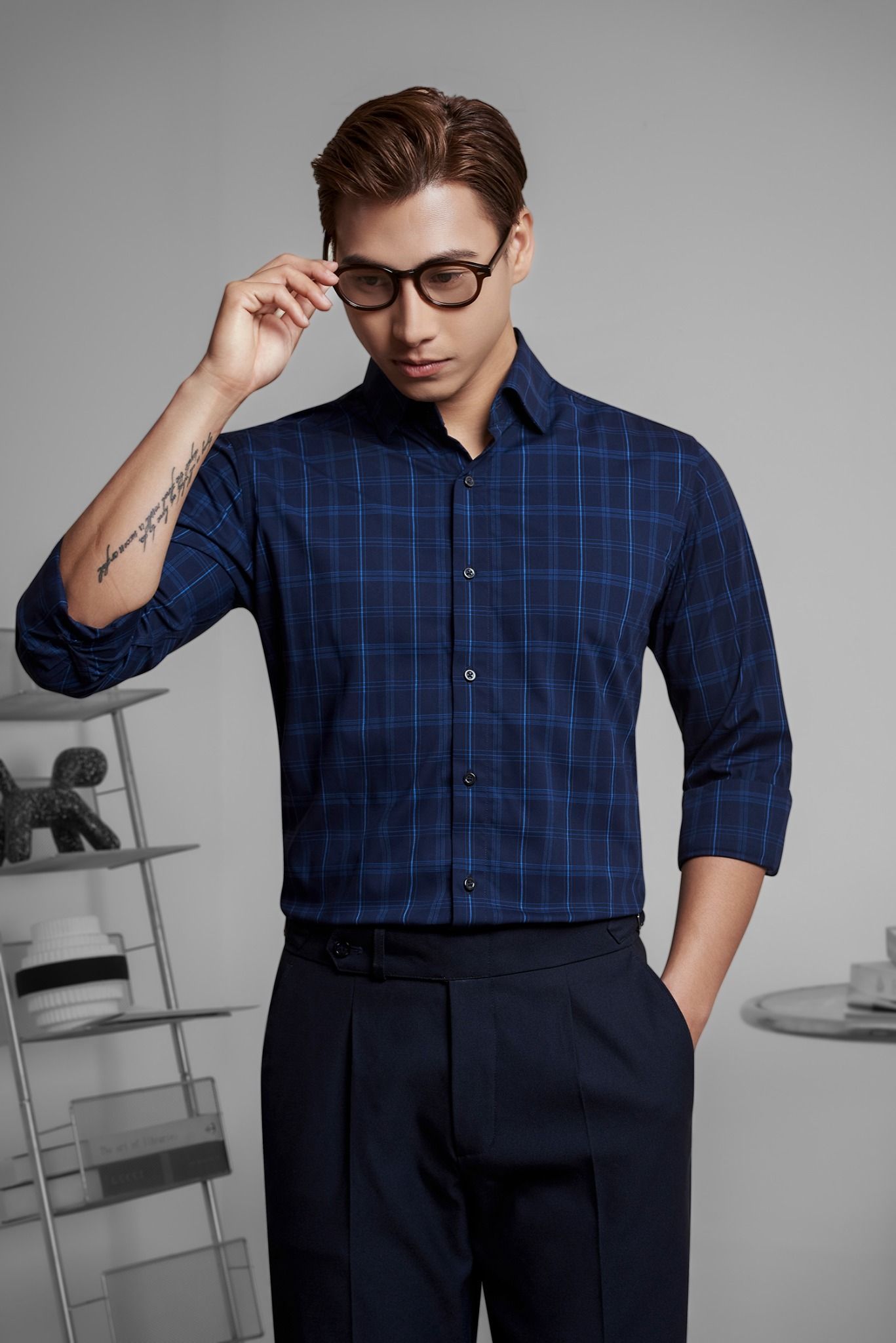  Sơ mi xanh kẻ - SDTTK0041 - 48 