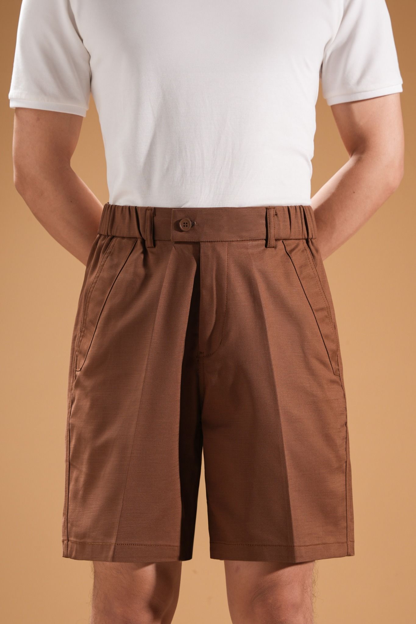 QUẦN NGỐ KAKI, MÀU NÂU TRƠN - QNC007N